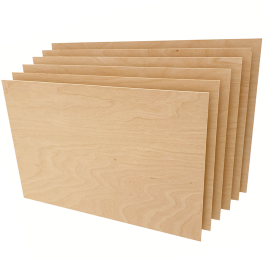 1/8" 8" x 12"Baltic Birch Plywood Sheets By TOMATO.WED