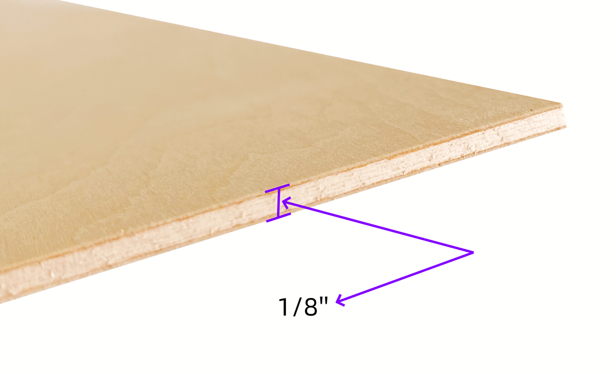 1/8" 12" x 22"Baltic Birch Plywood Sheets By TOMATO.WED